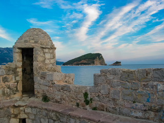 Budva fortress in Montenegro