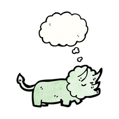 cartoon triceratops
