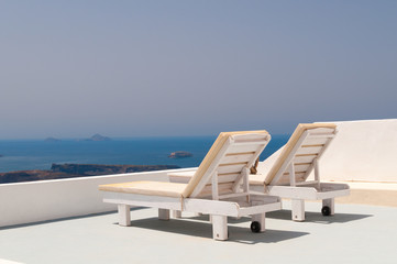 Two Sunbeds