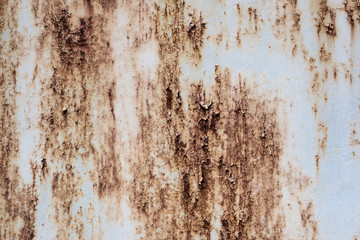 Old and rusty steel plate