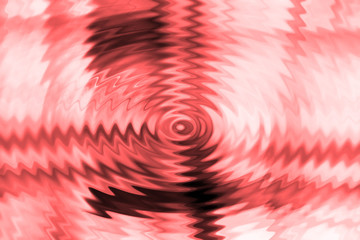 Pink virtual whirl and zigzag - computer generated image