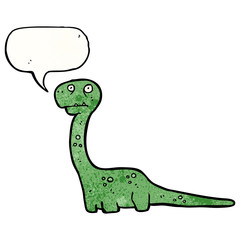 friendly dinosaur cartoon