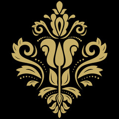 Damask Vector Orient Pattern
