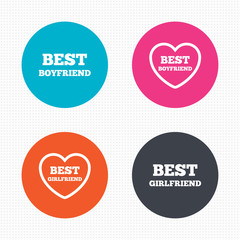 Best boyfriend and girlfriend icons.