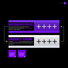 Vector banner template