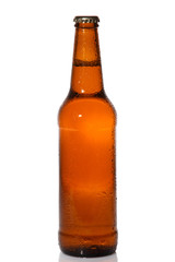 Bottle of cold beer
