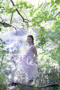 by the lake