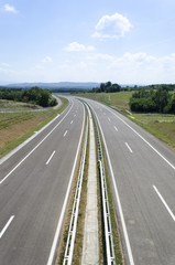 Fototapeta premium Highway 11, Serbia, Under construction, 1