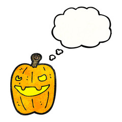 cartoon spooky pumpkin