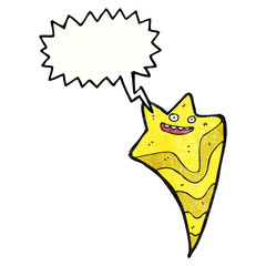 cartoon shooting star