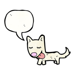 cartoon little dog