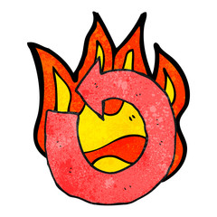 flaming arrow cartoon