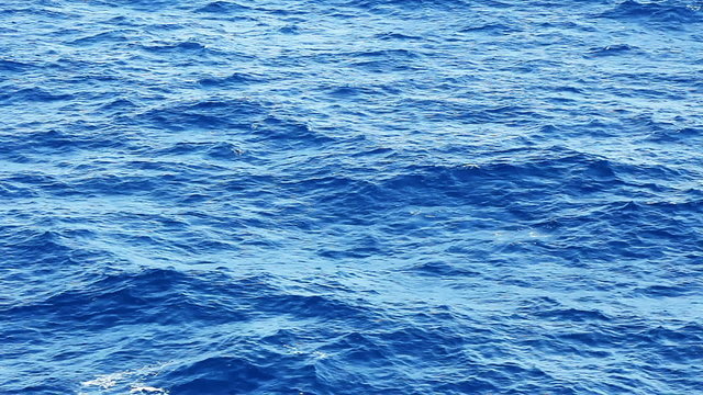 Blue sea water surface, full HD video