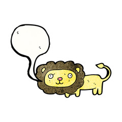 cartoon lion