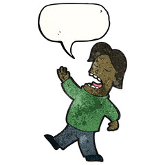 cartoon man talking