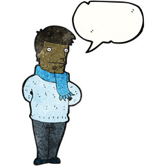 cartoon man talking
