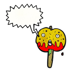 toffee apple cartoon character