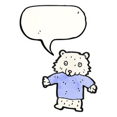 little polar bear cartoon
