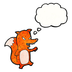 cartoon sly fox