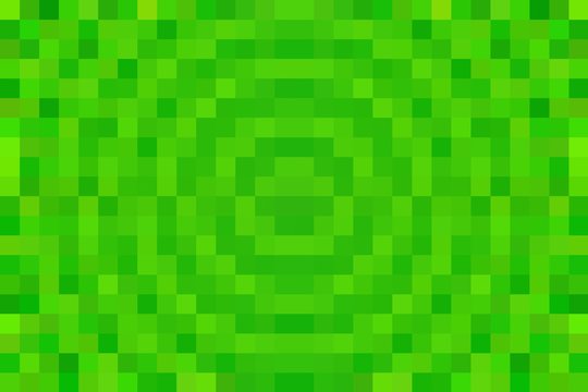 Green Pixel Abstract Background
