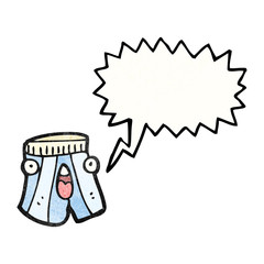 screaming underpants cartoon