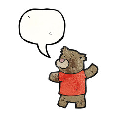 talking teddy bear cartoon