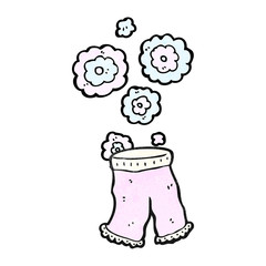 cartoon female underwear