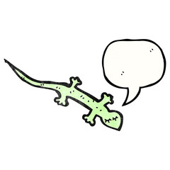 cartoon cute lizard