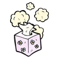 box of tissues cartoon