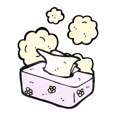 box of tissues cartoon