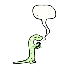 cartoon cute lizard