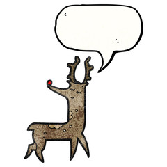 cartoon reindeer