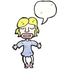 talking girl