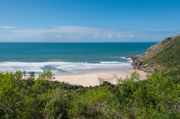 Beaches in florianopolis island, in South Brazil