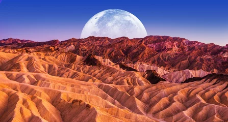 Foto op Plexiglas Death Valley schilderachtige nacht © Tomasz Zajda