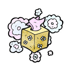 cartoon tissue box