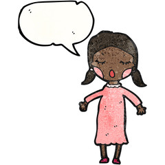 cartoon singing girl