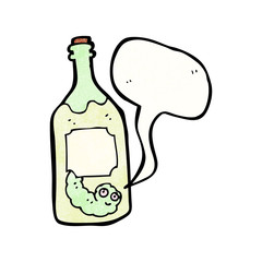 cartoon tequila bottle