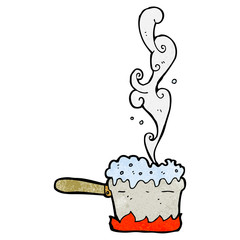 Retro cartoon with texture. Isolated on White.