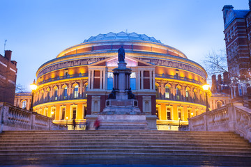 The Royal Albert Hall, Opera theater, in London, England, UK..