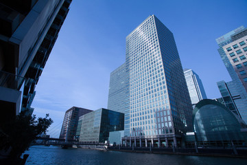 Windows of Skyscraper Business Office, Corporate building in Lon