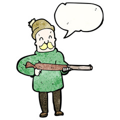 cartoon hunter