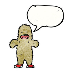 cartoon big foot