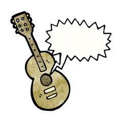 cartoon guitar