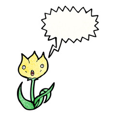 tulip cartoon character
