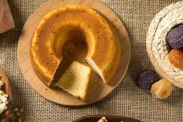 Table of brazilian food to festa junina