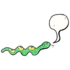 cartoon slithering snake
