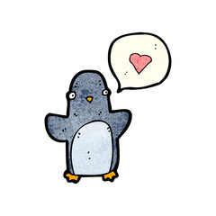 cartoon funny penguin