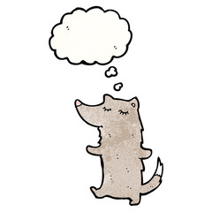 cute cartoon wolf