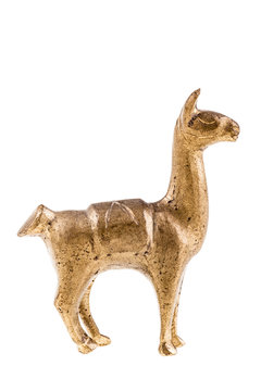 Bronze llama